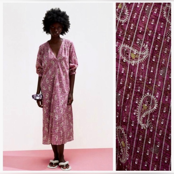 PAISLEY PRINT DRESS
PINK - REF. 5598/058 - Picture 7 of 16